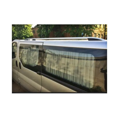 Set bare portbagaj longitudinale aluminiu auto compatibile Renault Trafic I lung 2001-2014 ER-C