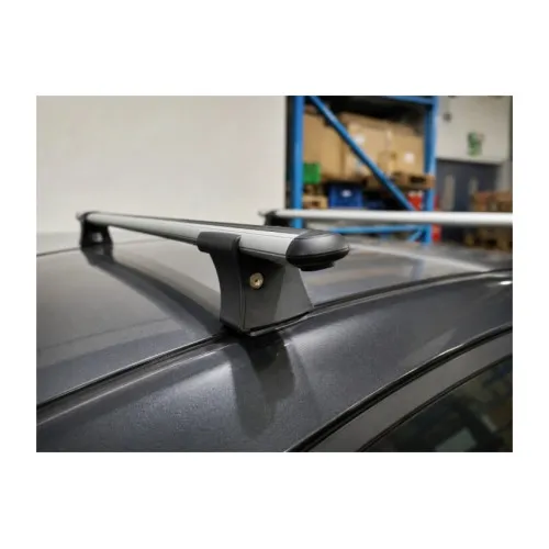 Set bare transversale aluminiu cu prindere in puncte fixe compatibile BMW Seria 3 E90 2005-2012 negre sau argintii Kit 201 — imaginea 4