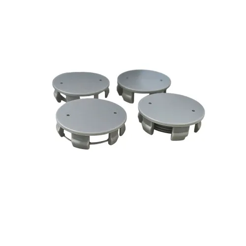 Set capace centrale jante auto 60 mm argintii