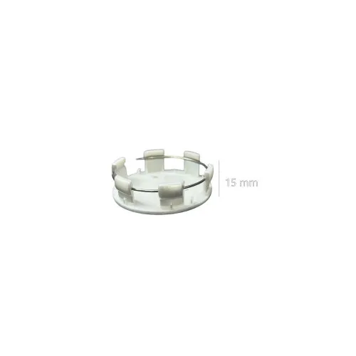 Set capace centrale jante auto 60 mm argintii — imaginea 4
