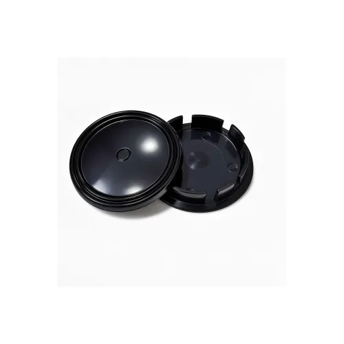 Set capace centrale jante auto 77 mm negre — imaginea 2