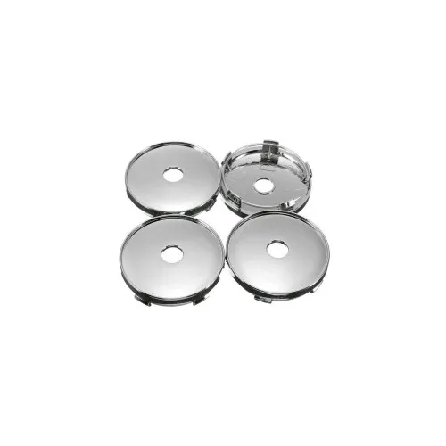 Set capace centrale jante auto crom universale diferite dimensiuni — imaginea 2