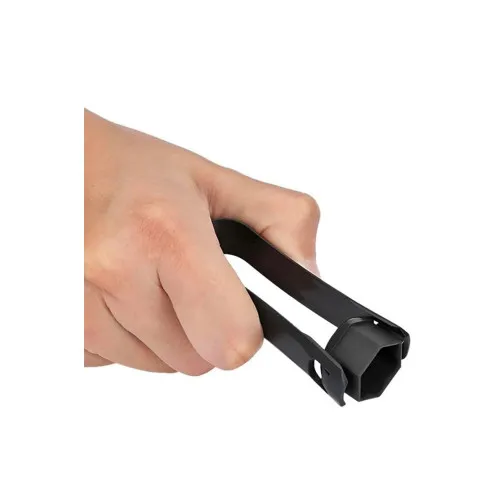 Set capace prezoane auto 21 mm gri 20 bucati cu cheie — imaginea 3