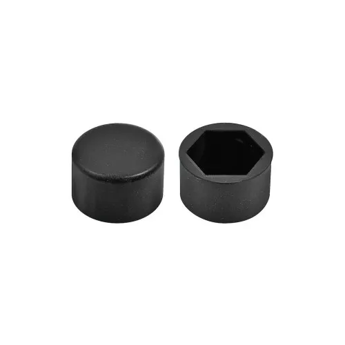 Set capace prezoane auto silicon 21 mm negre 20 bucati — imaginea 2