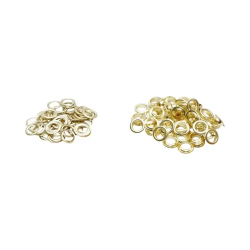 Set cleste montat ocheti metalici 10 mm cu 500 capse aurii si argintii — imaginea 5
