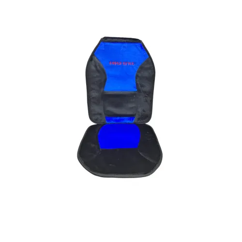 Set huse scaune pufoase fata culori disponibile Negru+Gri / Negru+Albastru — imaginea 3