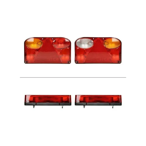 Set lampa spate 7 functii cu ceata si numar stanga dreapta 12V/24V 23cm — imaginea 3