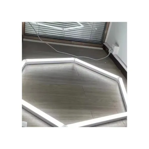Set lumini LED hexagonale auto 42W 6000K alb rece compatibil garaj atelier — imaginea 3