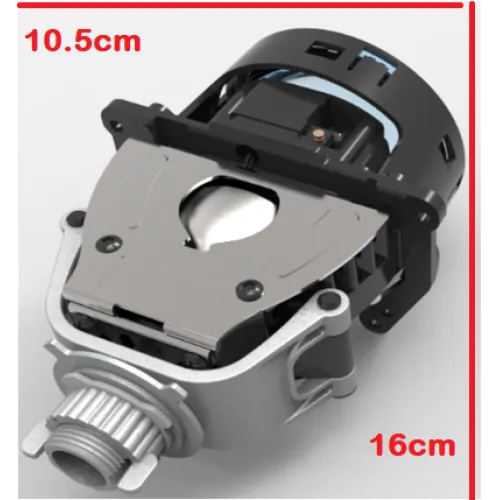 Set lupe LED far 12V cu 2 faze 43/55W 5500K H8Bi-LED — imaginea 2