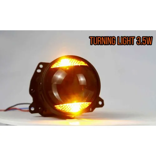 Set lupe LED far 12V cu functie de lumina de zi DRL si semnalizare 6000K — imaginea 3