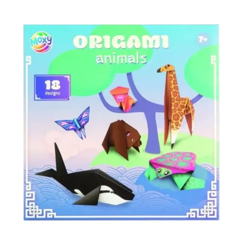 Set origami Moxy, 18 modele, multicolor