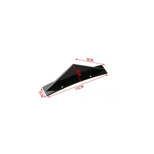 Set ornament splitter pentru bara spate culoare Negru — imaginea 4