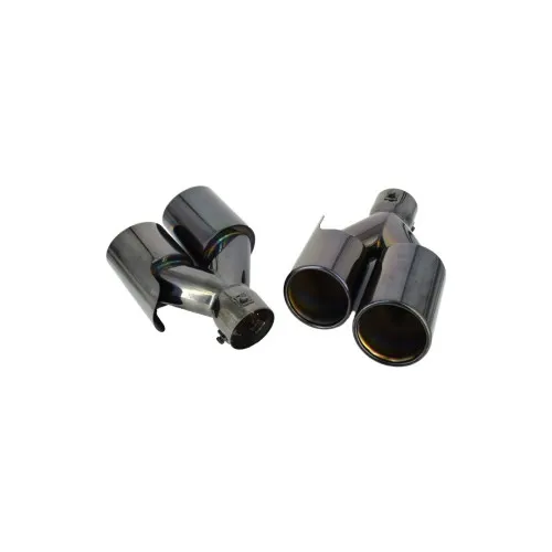 Set ornament toba stanga dreapta Negru Lucios compatibil BMW pachet M — imaginea 2