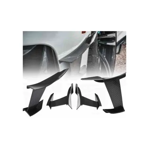 Set ornament tuning aripioare bara culoare Negru-Lucios — imaginea 3