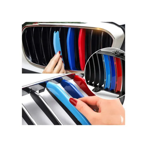 Set ornamente dungi grila fata auto compatibile BMW Seria 5 G60 2024-> TIP A — imaginea 3