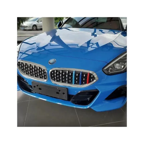 Set ornamente dungi grila fata auto compatibile BMW Z4 G29 2019-> pentru grila cu 13 bare TIP B — imaginea 3