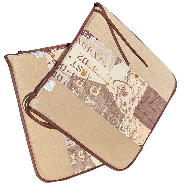 Set perne pentru scaun, bumbac + textil netesut, 39 x 39 x 3 cm