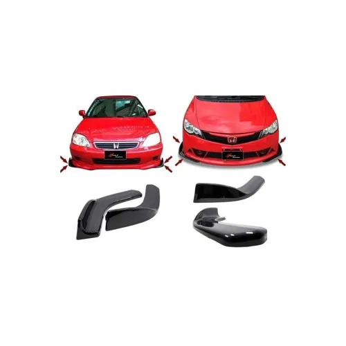 Set prelungire coltar bara premium negru lucios — imaginea 2