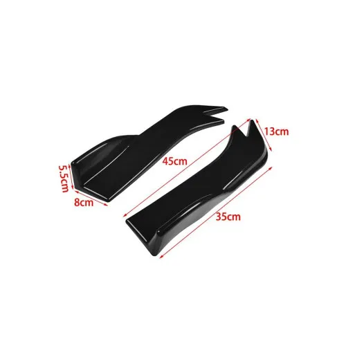 Set prelungire coltar bara spate culoare Negru Lucios — imaginea 2