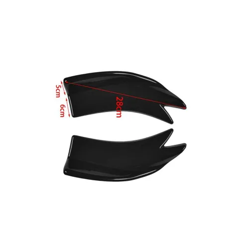 Set prelungire coltar bara spate culoare Negru Lucios — imaginea 3