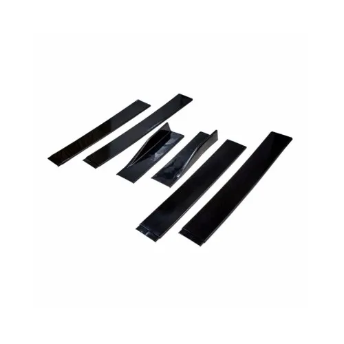 Set prelungiri ornament praguri laterale tuning 220cm carbon 6 bucati — imaginea 3