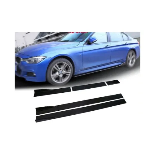 Set prelungiri ornament praguri laterale tuning 220cm carbon 6 bucati — imaginea 2