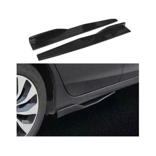 Set prelungiri ornament praguri laterale tuning 74.5cm negru