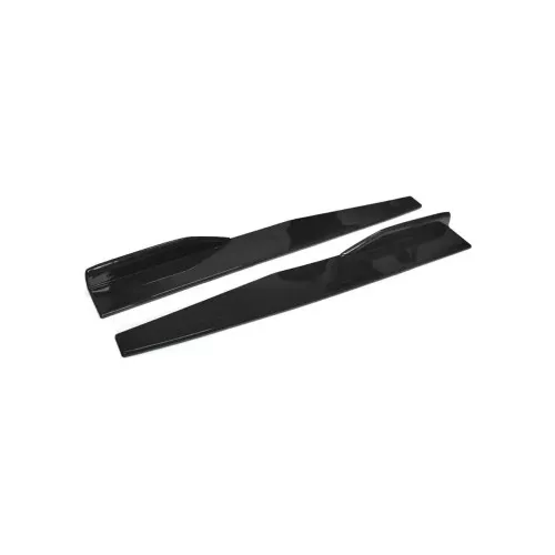 Set prelungiri ornament praguri laterale tuning 74.5cm negru — imaginea 2