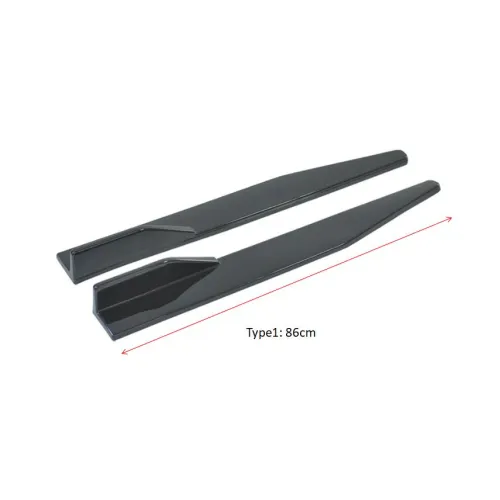 Set prelungiri ornament praguri laterale tuning NEGRU LUCIOS. 86cm