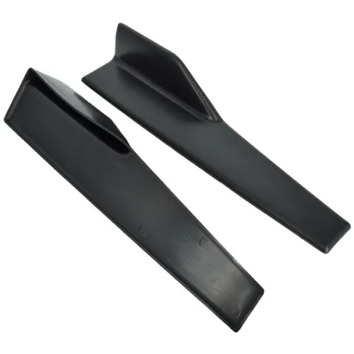 Set prelungiri ornament praguri laterale tuning negru mat — imaginea 2