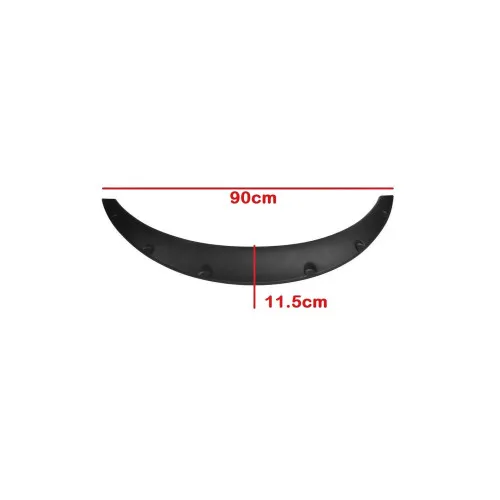 Set protectie aripa universal Overfender culoare Carbon — imaginea 2