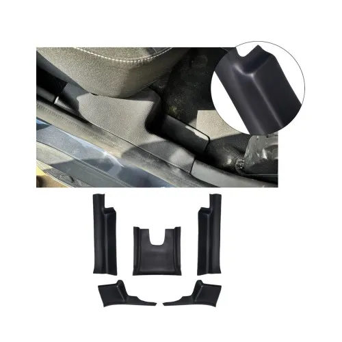 Set protectie praguri interior auto si tunel median compatibil Dacia Duster II 2018-2024 — imaginea 2