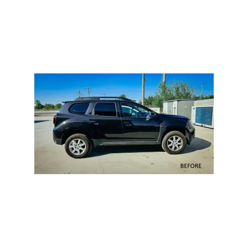 Set protectii aripa si usa auto 12 piese cu 2 extensii senzori compatibile Dacia Duster II 2018-2024 — imaginea 2