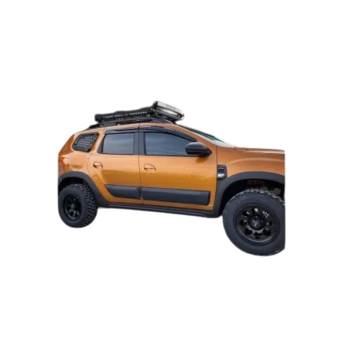 Set protectii aripa si usa auto 12 piese cu 2 protectii senzori compatibile Dacia Duster II 2017-2024