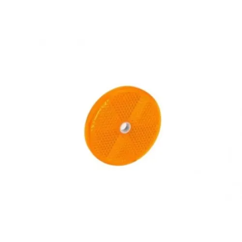 Set reflectoare rotunde portocalii 61x6 mm — imaginea 2