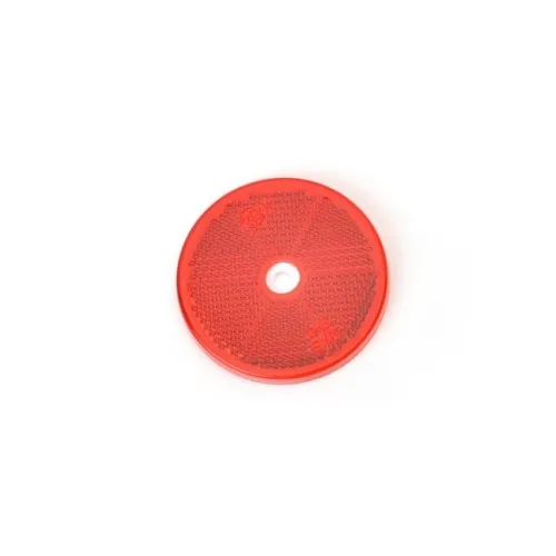 Set reflectoare rotunde rosii 61x6 mm — imaginea 3