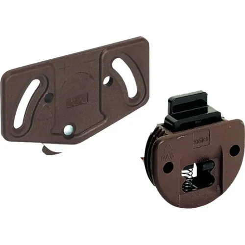 Set roti & accesorii pentru 1 usa glisanta Hettich SlideLine 1plus, sarcina max. 30kg, 4 piese