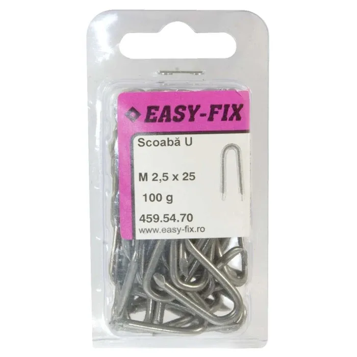 Set scoabe U, 2.5x25mm, 100g