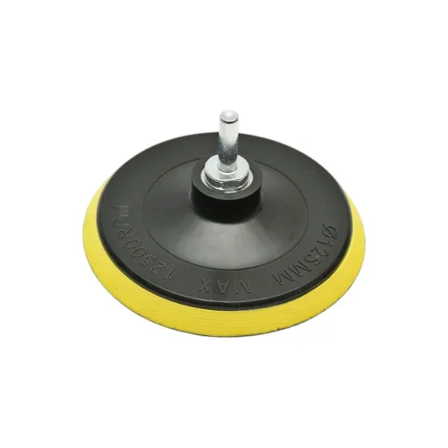 Set suport disc slefuire 125 mm Velcro cu 5 discuri abrazive P80-P240 si adaptor M14 — imaginea 3