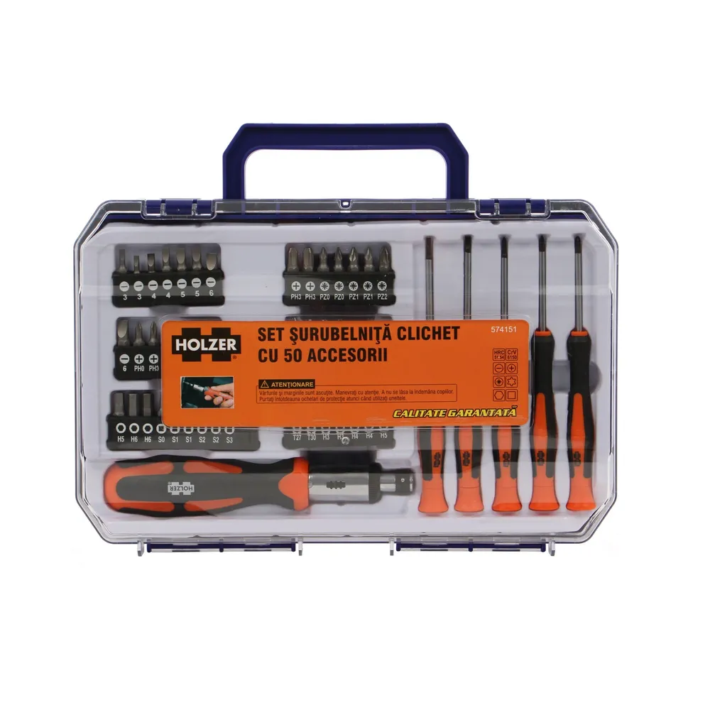 Set surubelnita clichet Holzer + 50 accesorii