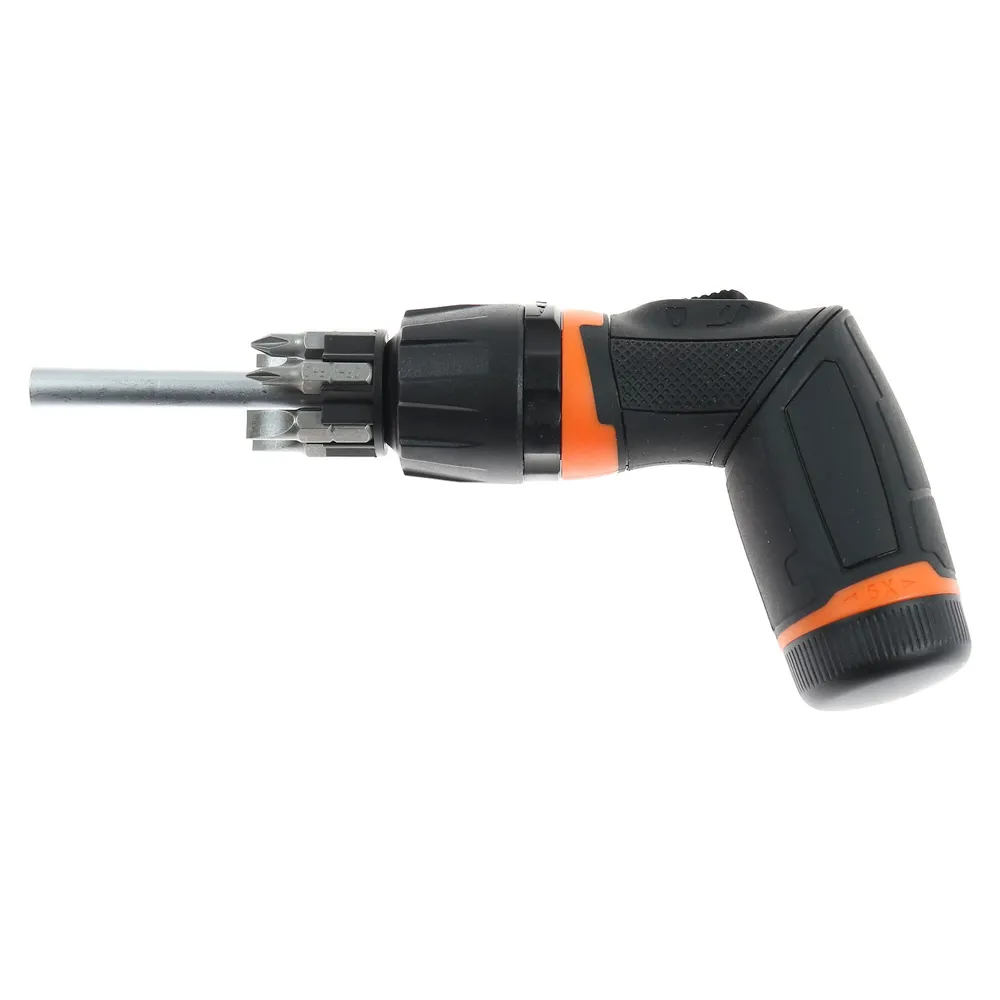 Set surubelnite cu clichet si 12 accesorii, Holzer, crom-vanadiu, plastic