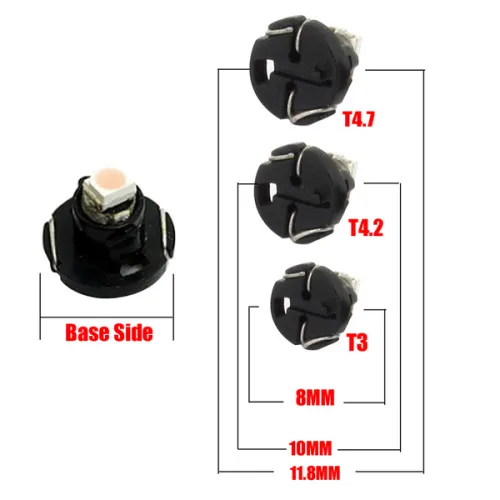SET T3, 1 LED 3528SMD 12V, Culoare ROSU. Produs LUX — imaginea 2