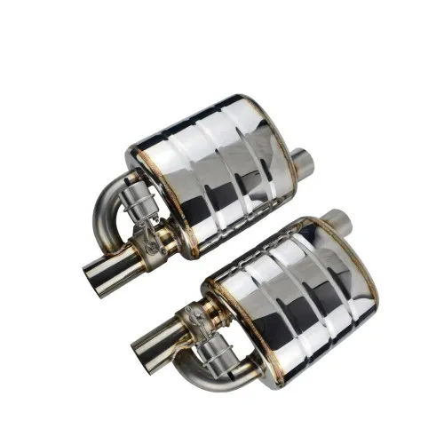 Set toba sport evacuare auto cut off valve cu telecomanda 76 mm reglaj sunet inox stanga dreapta — imaginea 2