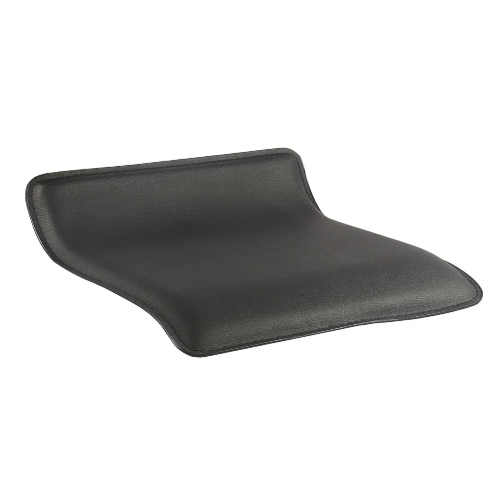 Sezut scaun bar, Delinia, 37.5 x 37.5 x 9.5 cm, negru, textura piele