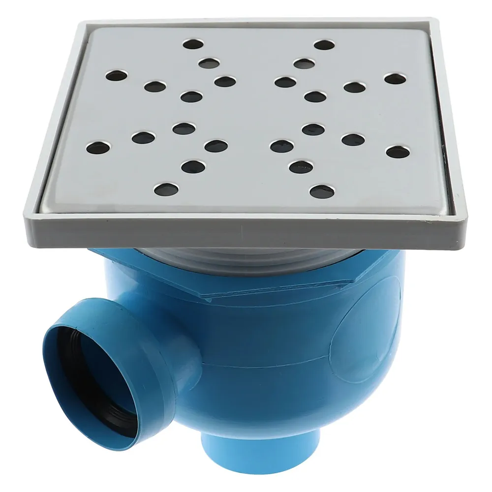 Sifon pardoseala complet, polipropilena + inox, cu inaltator, 1 iesire D 50 mm, 1 intrare D 40 mm