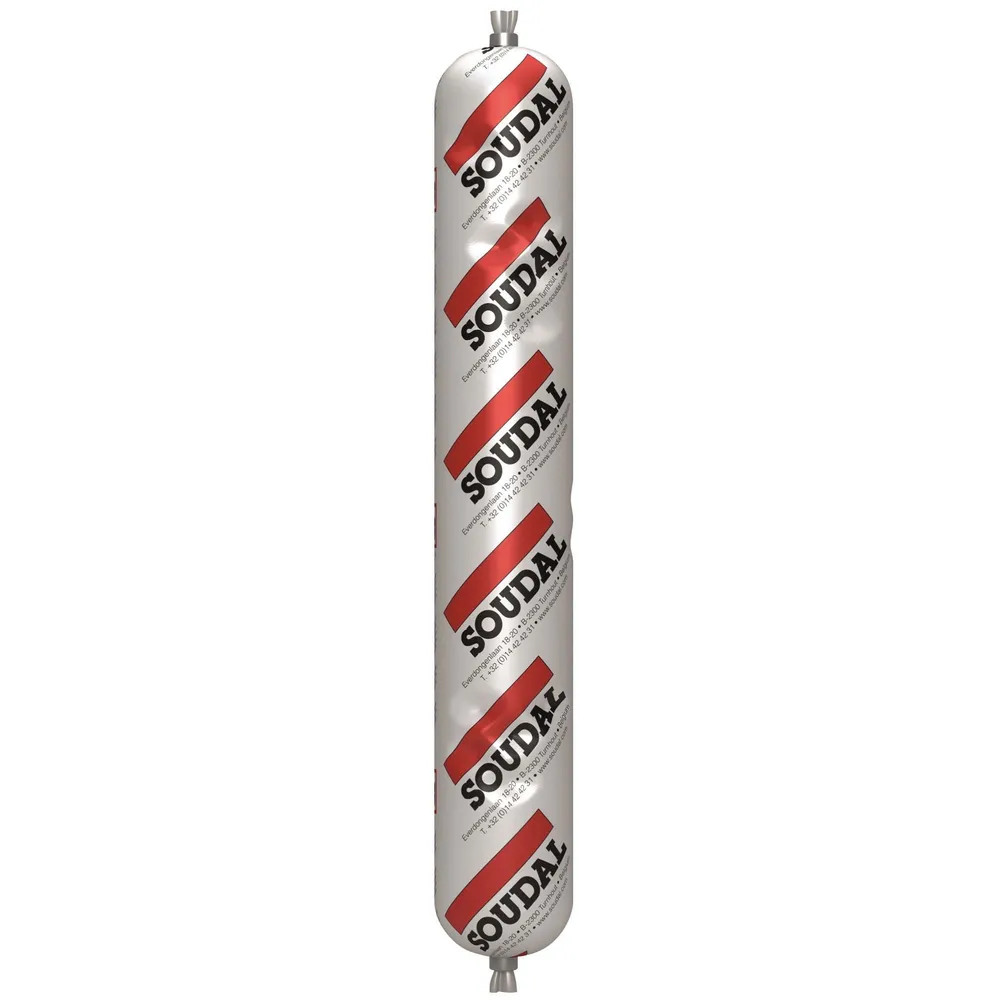 Silicon Soudal, pentru baie si bucatarie, negru, 600 ml