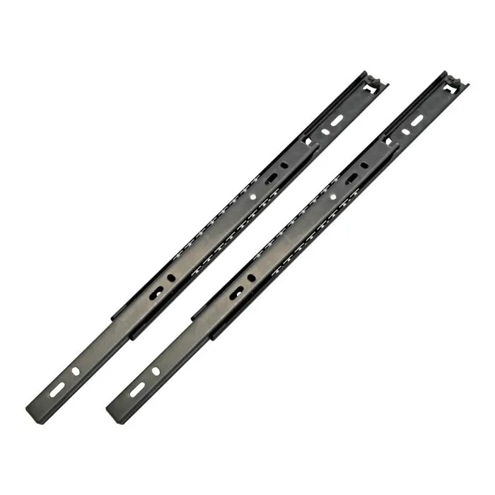 Sina de glisare cu bile, extensie 3/4, 250 mm, negru, set 2 bucati