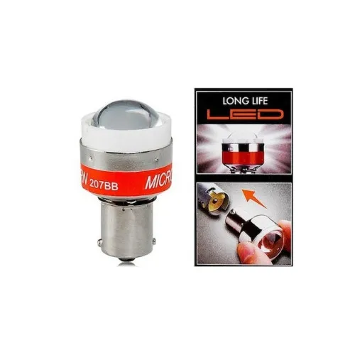 Sirena mers inapoi cu bec LED 1W High Power sunet BEEP-BEEP 12V — imaginea 3