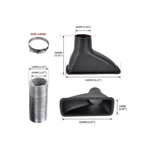 Sistem de admisie aer auto tip patrat — imaginea 2