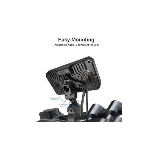 Sistem GPS moto cu DVR si camera marsarier + senzori presiune 12V cu 2 camere — imaginea 5